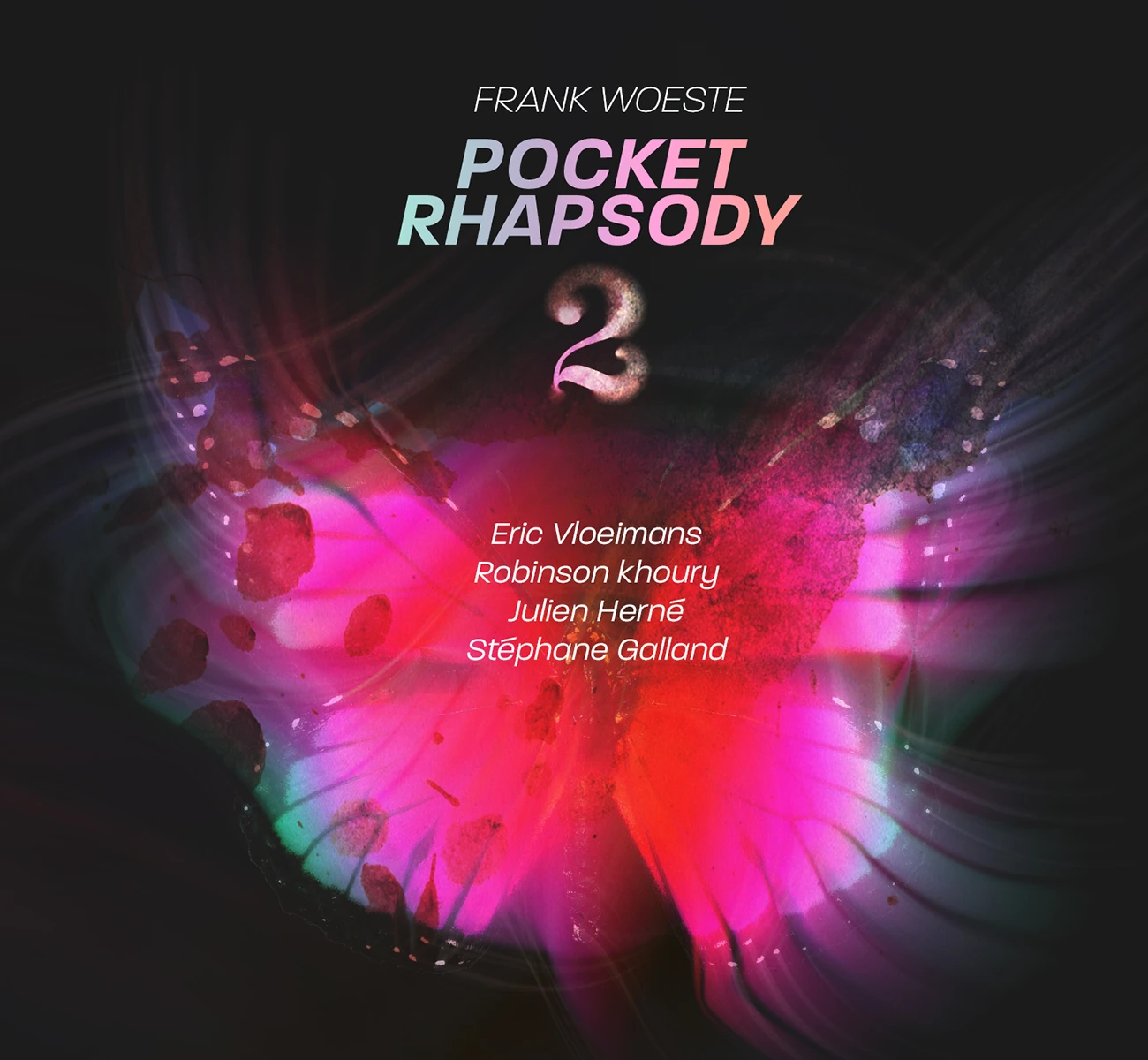 Image couverture projet graphiste pochette album Pocket Rhapsody 2 page portfolio