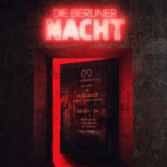 Visuel graphiste événementiel die berliner nacht vignette portfolio